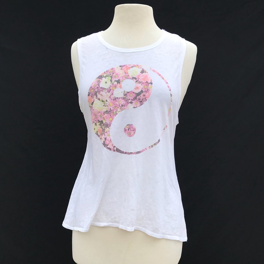 Chaser: Floral Ying Yang Acid Wash Tank